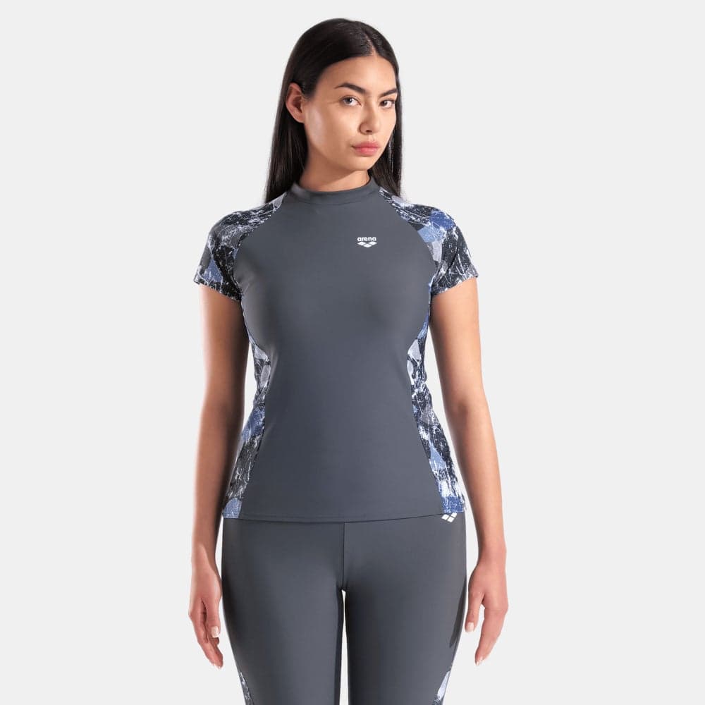 Women's Modesty Swimming Rashguard with UV Protection - Image 1