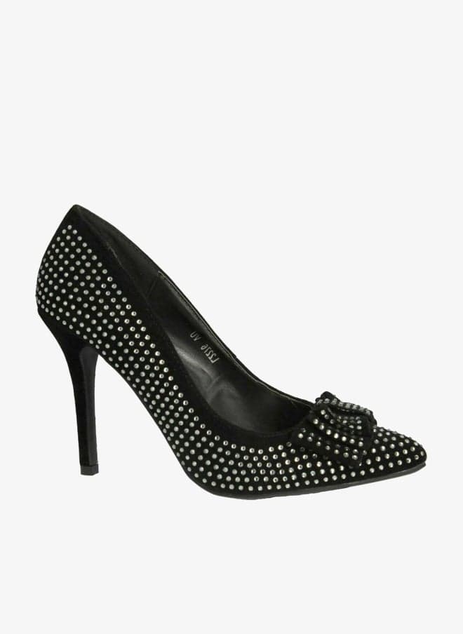 Studded Bow Pumps for Women - Image 1