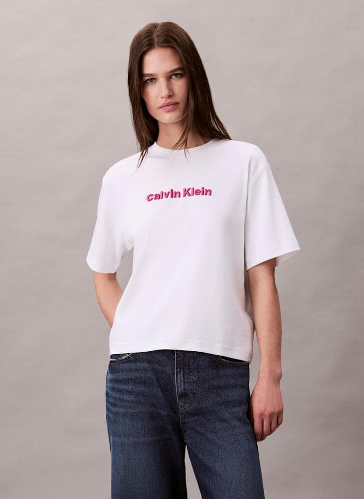 Logo Crew Neck T-Shirt for Women - Image 1