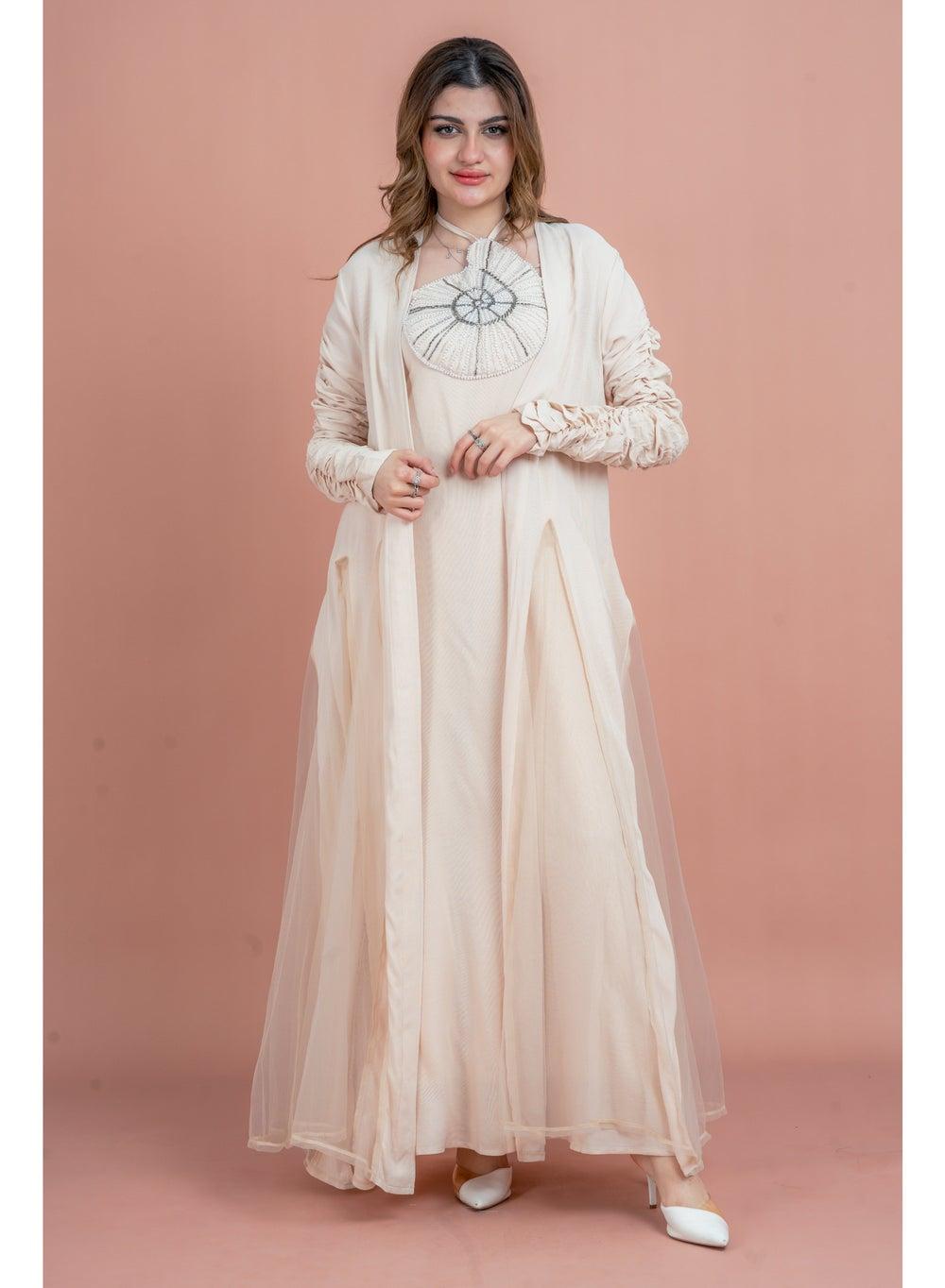 Two Pieces Unique Modest Jalabiya Outfit - Image 1