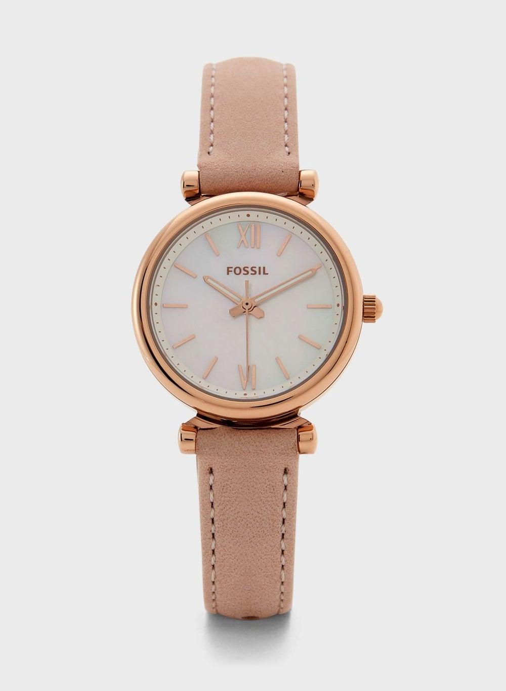 Classic Leather Strap Analog Watch for Women - Image 1