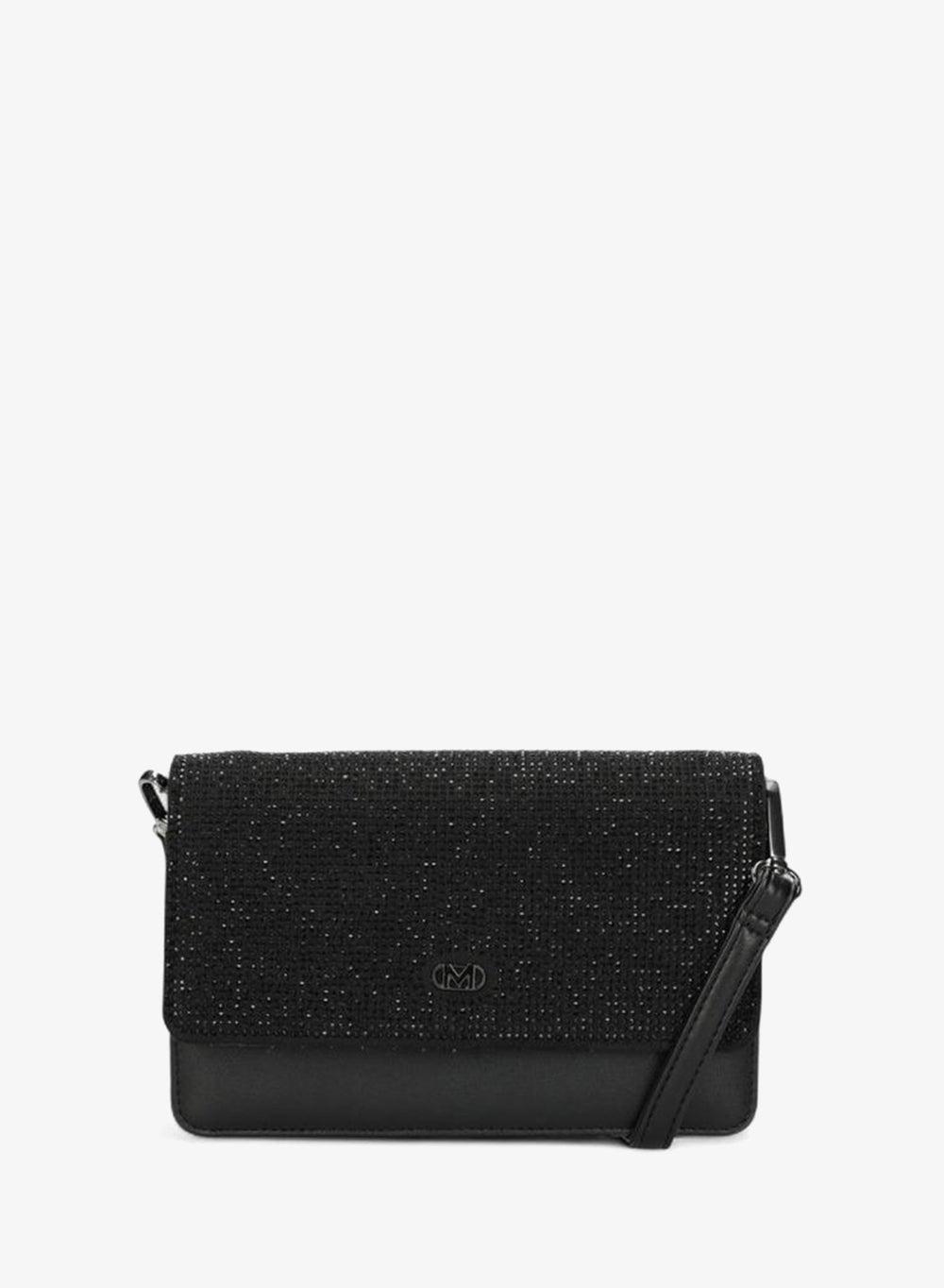 Embellished Crossbody Bag with Button Closure - Image 1