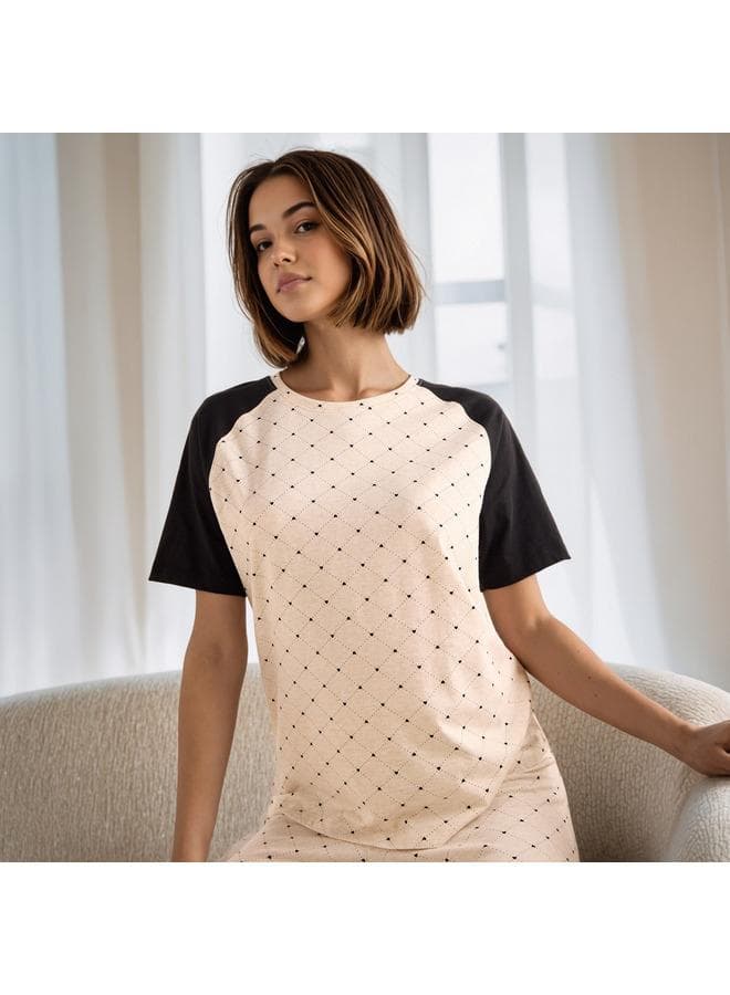 Printed Pyjama Set for Women - Image 1