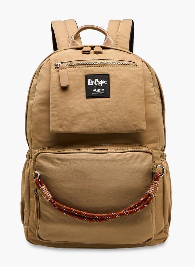 Rope Accent Backpack with Zip Closure 13x30x40 cm - Image 1