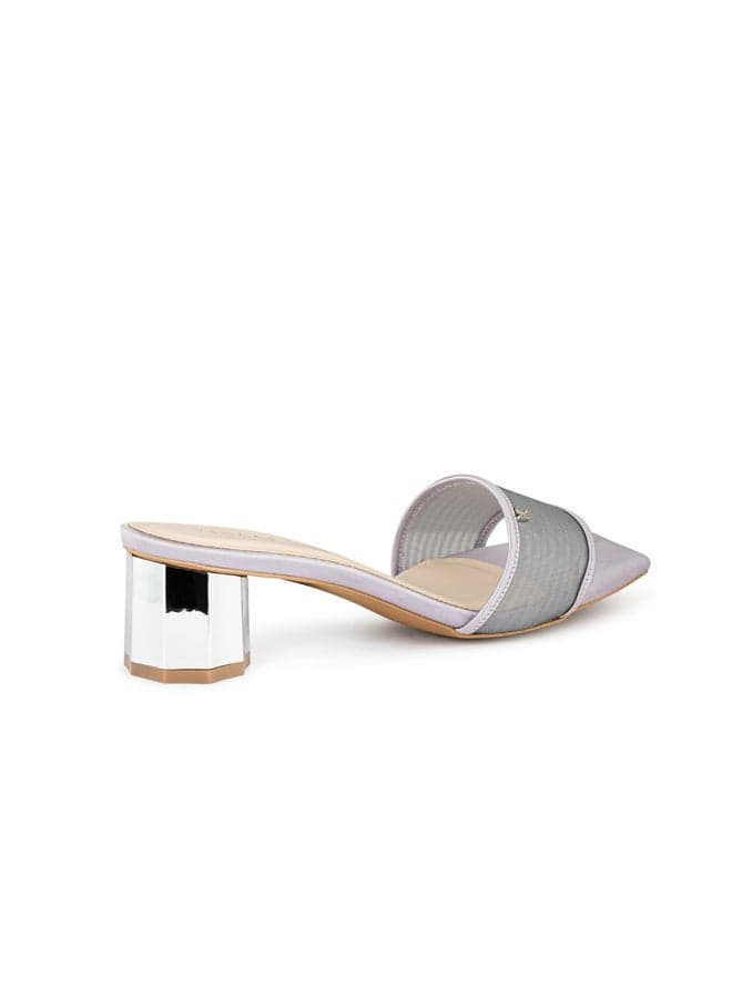 Women One Strap Mid Heel Sandals - Image 1