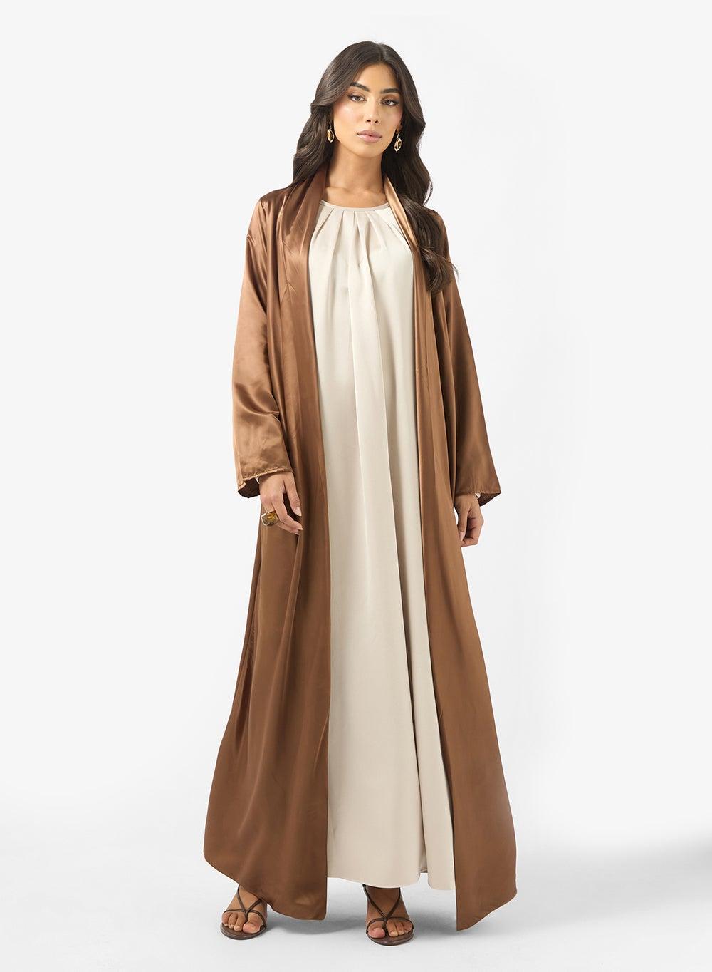 BCBG Long Sleeves Satin Shrug - Image 1