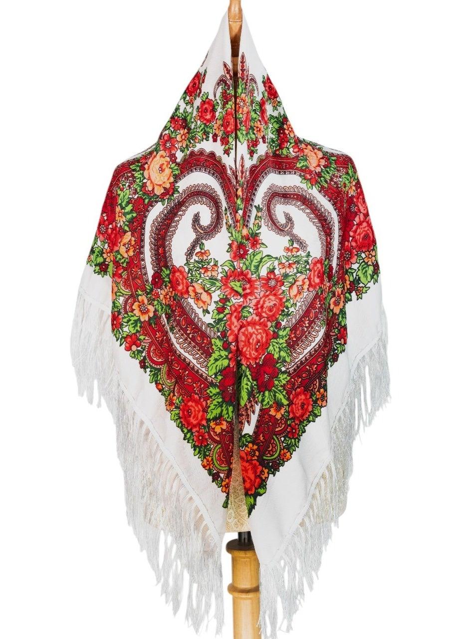 Amaliya Women's Cotton Tassel Shawl - Image 1