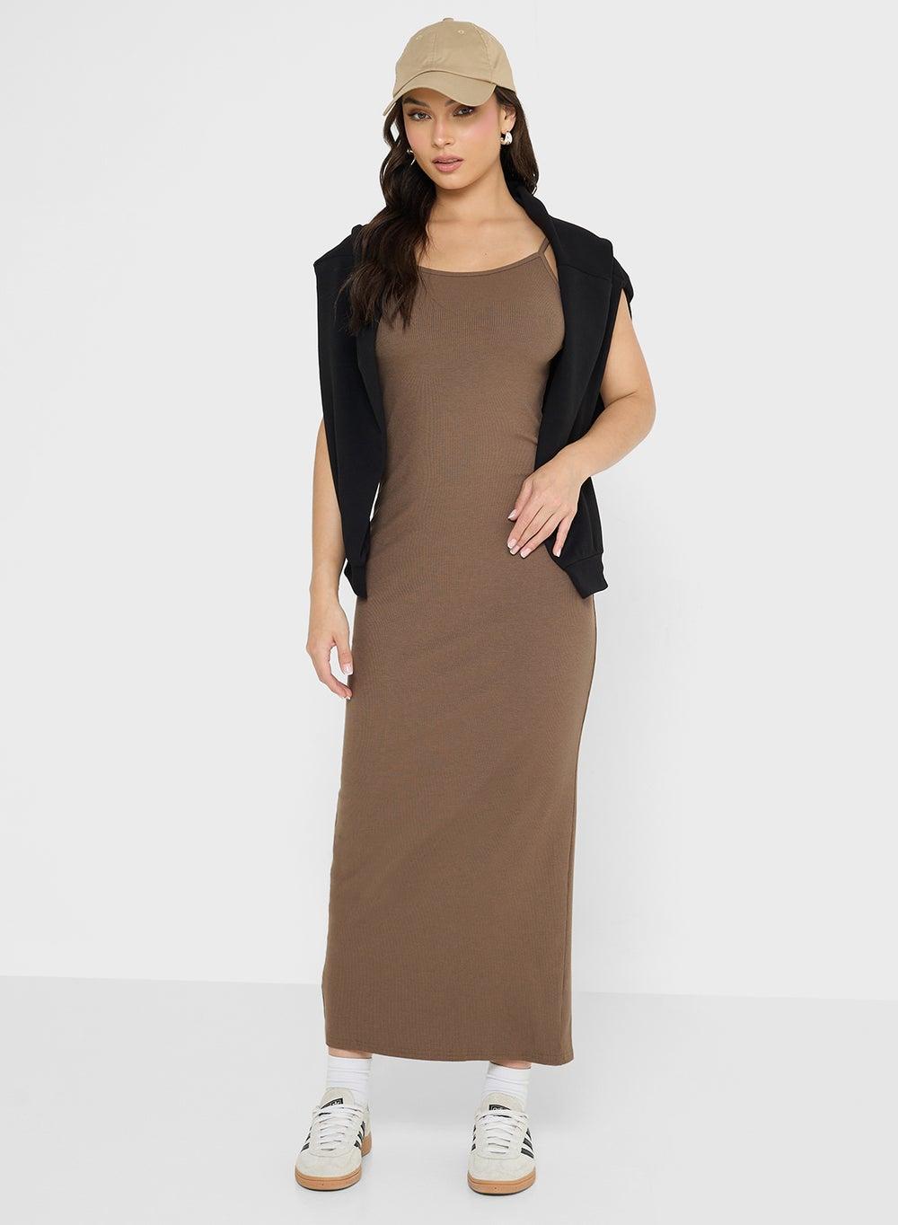 Ribbed Cami Maxi Dress - Image 1