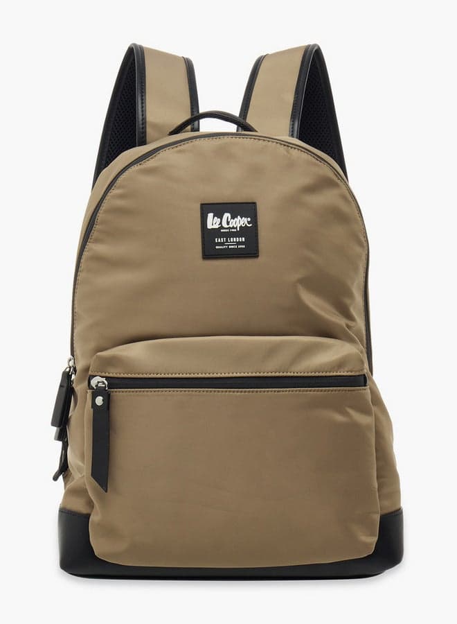 Solid School Backpack 30x13x41 cm with Laptop Sleeve - Image 1
