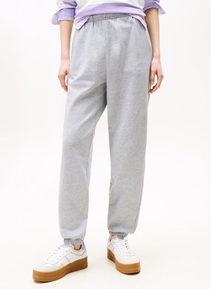 Logo Cuffed Sweatpants in Overdyed Cotton - Image 1