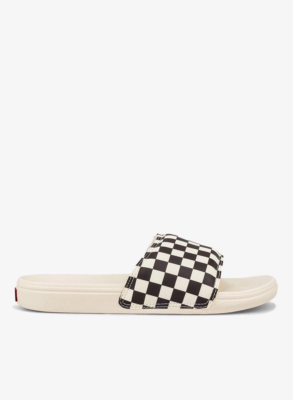 La Costa Slides with Checkered Print - Image 1