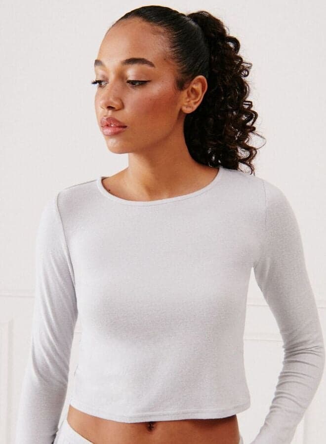 Women's Knitted Crop Top - Image 1