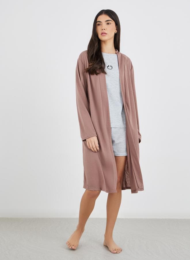 Melange Broad Edge Women’s Robe - Image 1