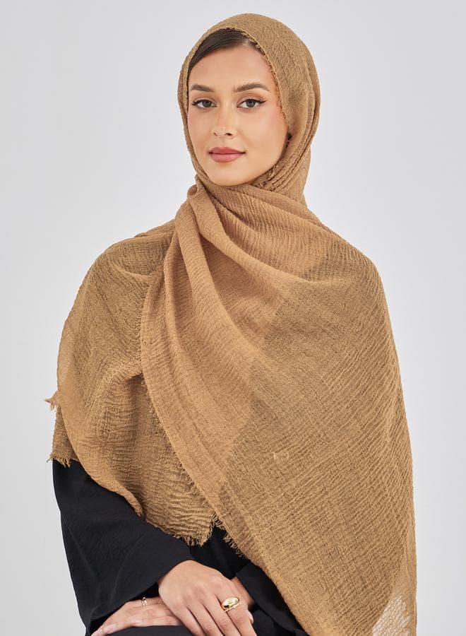 Styli Crinkle Texture Chiffon Hijab - Image 1