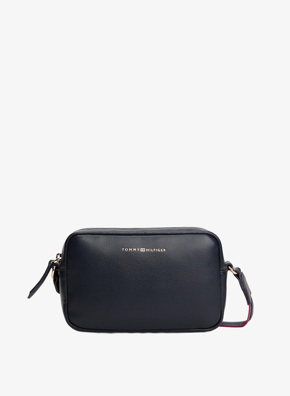 Logotape Metallic Logo Camera Crossbody Bag - Image 1