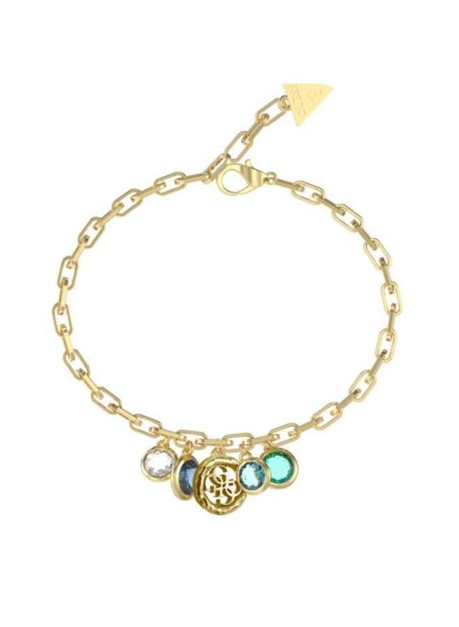 Guess Crystals Detail Single Bracelet with 4G Logo - Image 1