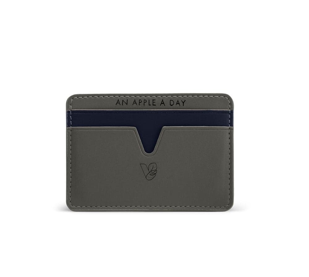 Grey Cider Cardholder Made from 4 Apples - Image 1