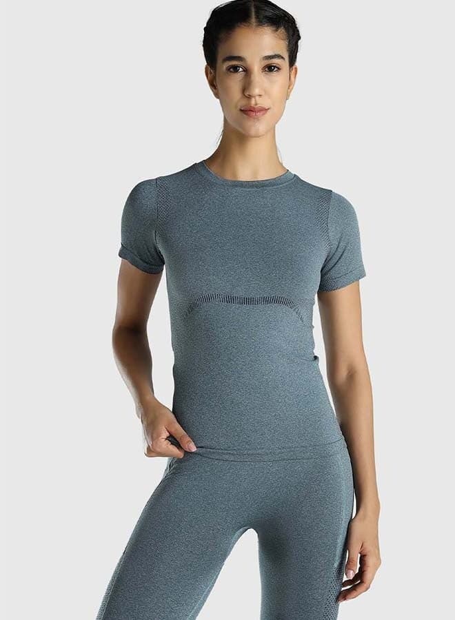 Women's Seamless Slim Fit Performance T-Shirt - Image 1