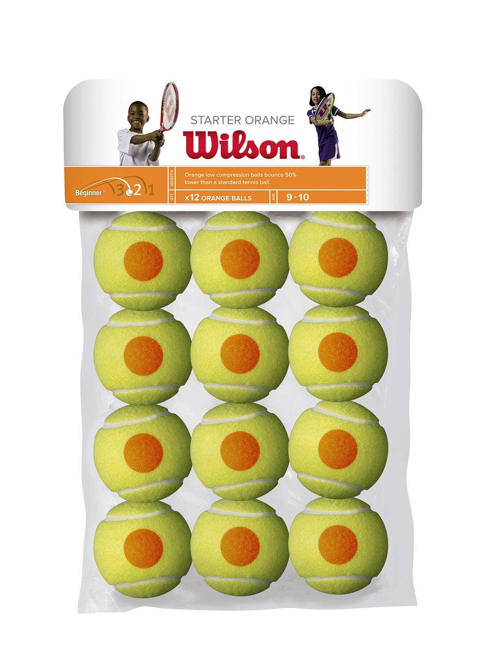 Starter Orange 12 Piece Tennis Balls in Yellow/Orange - Image 1