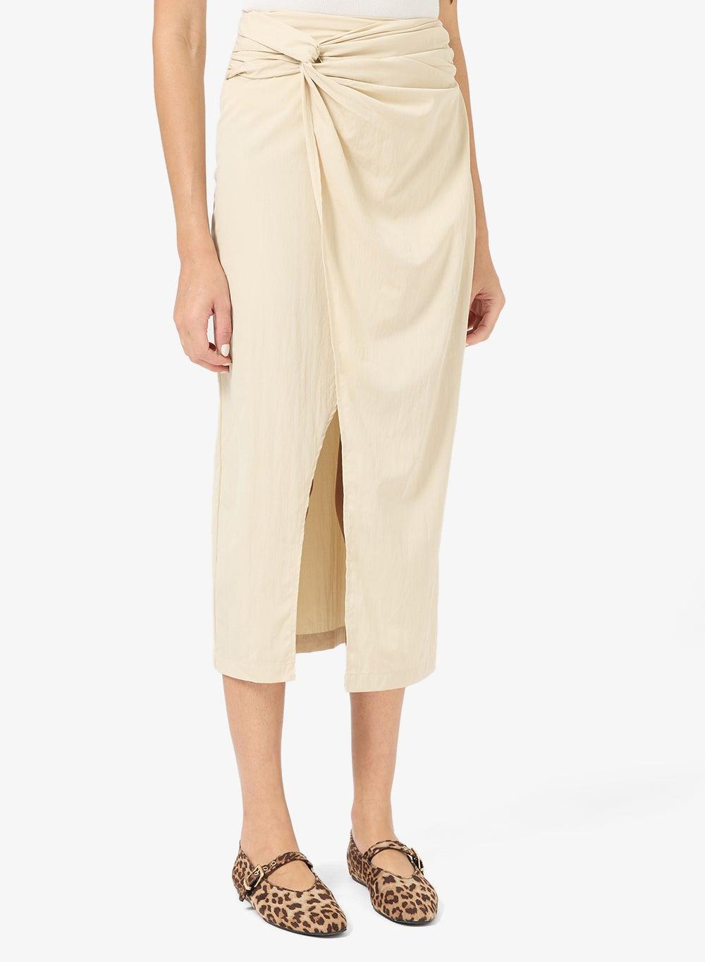 Wrap Midi Skirt for Women - Image 1