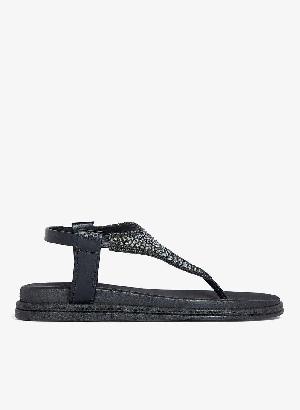 Women’s Flat Sandals with Cushioned Sole and Breathable Straps - Image 1