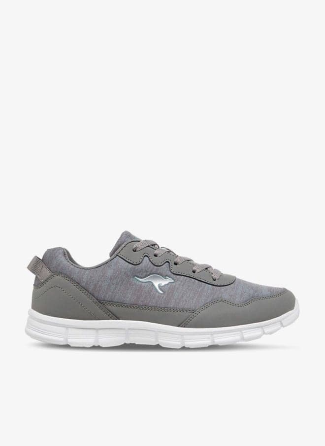 Women's Logo Embroidered Lace-Up Low-Top Sports Shoes - Image 1