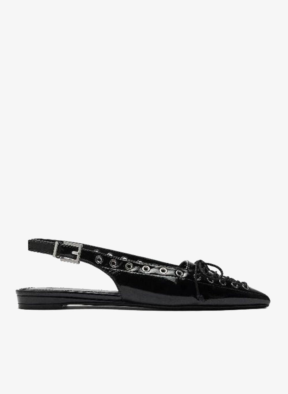 Studded Slingback Ballet Flats - Image 1