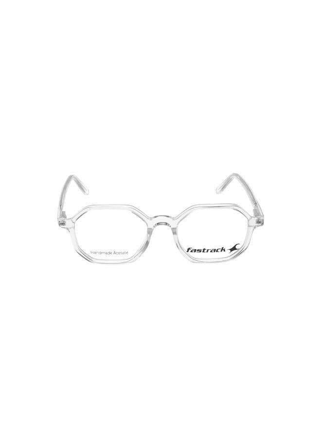 Transparent Hexagon Rimmed Eyeglasses for Women - Image 1