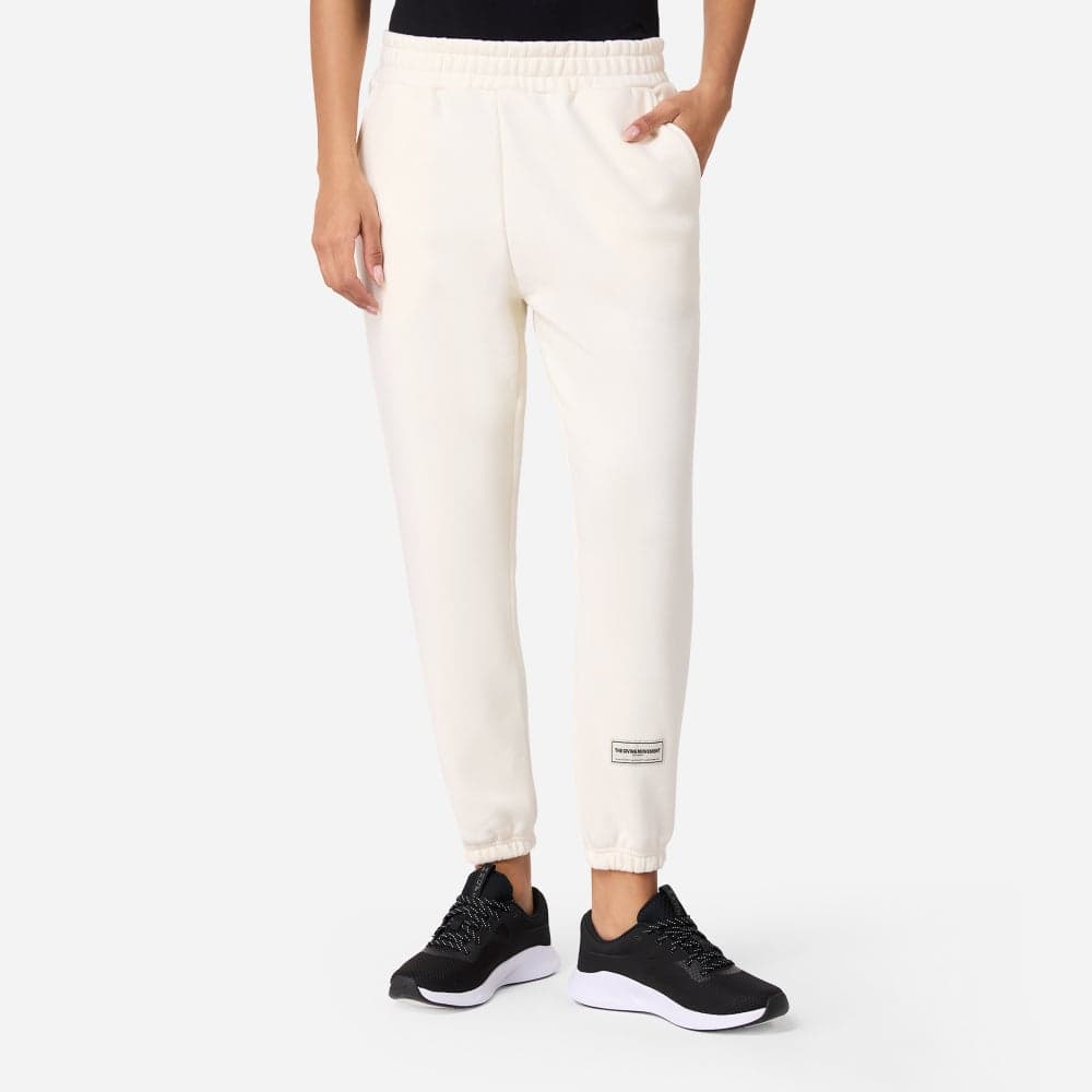 Women's Organic Cotton Blend Joggers with Ribbed Cuffs - Image 1