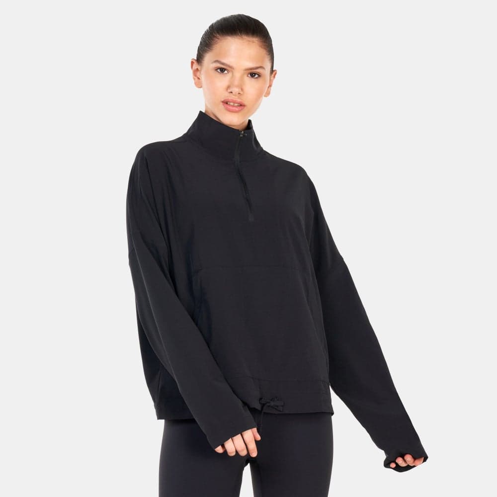 Women's Railay Pullover Top with Zip Neck - Image 1