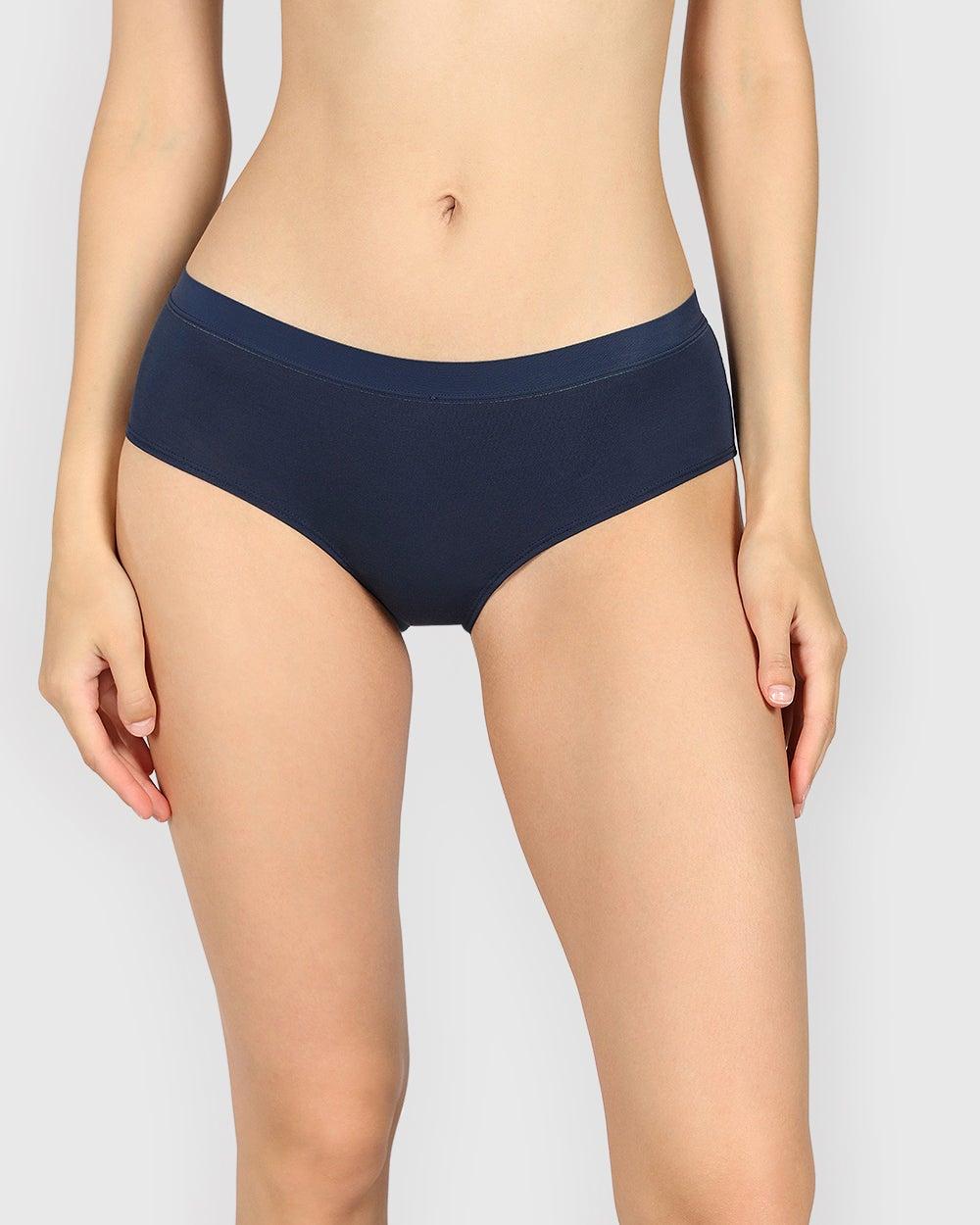 La Senza Ultrasoft Dark Navy Hipster Panty - Image 1