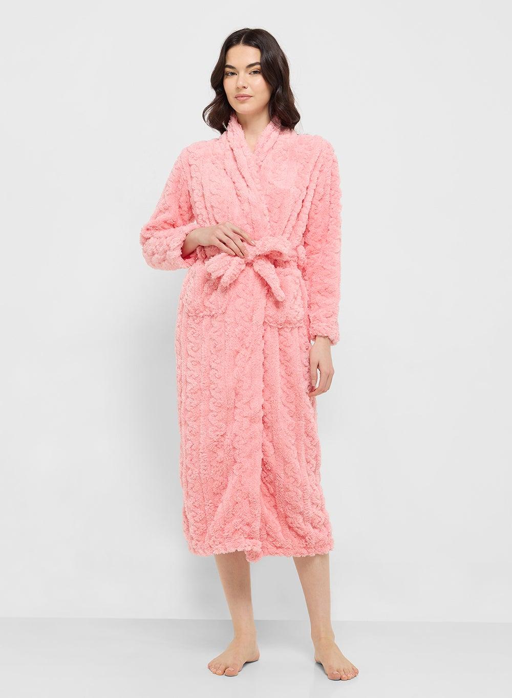 Plush Terry Bath Robe for Women - Image 1