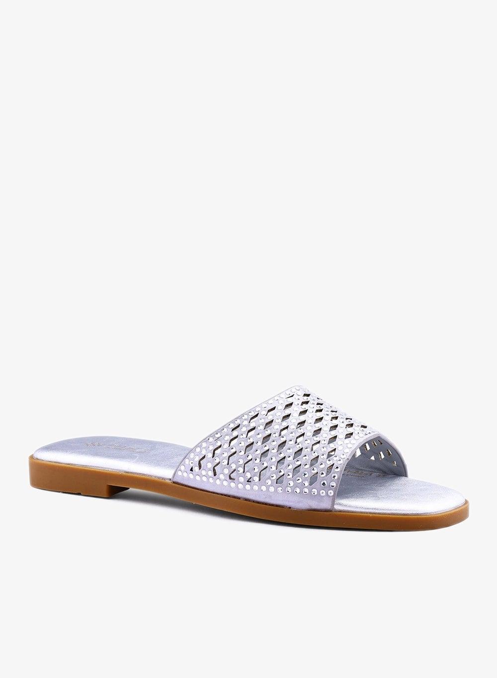 Women's Cut-Out Flat Sandals - Image 1