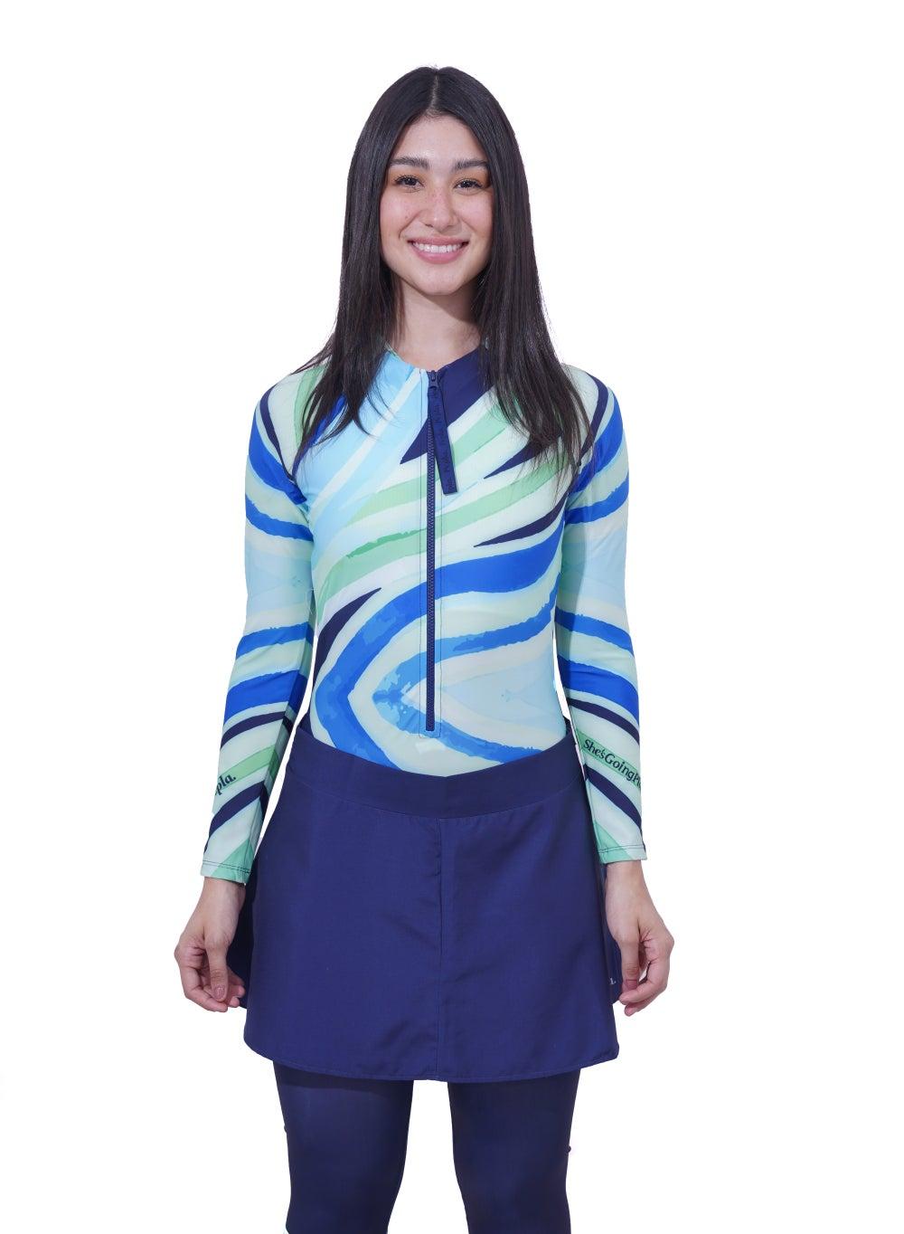 EverGreen Rashguard Swimwear Top - Image 1
