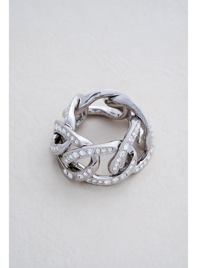 Encrusted Link Crystal Bracelet - Image 1