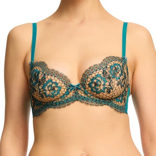 Dita Von Teese Evelina Lurex Sheer Cup Bra - Image 1