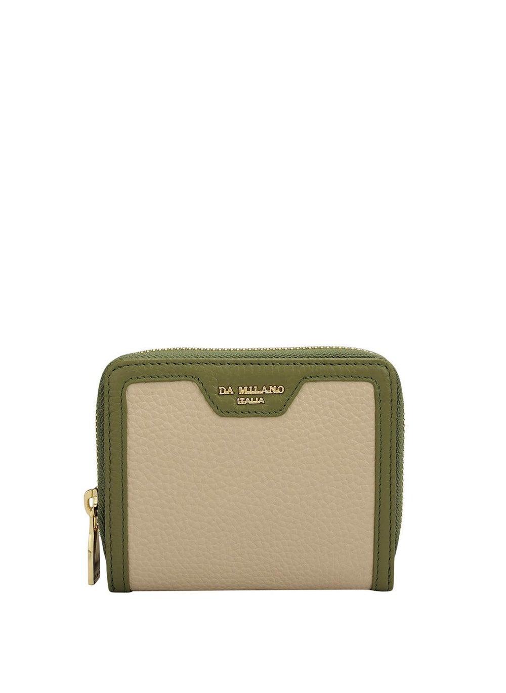 Da Milano Genuine Leather White Ladies Wallet - Image 1