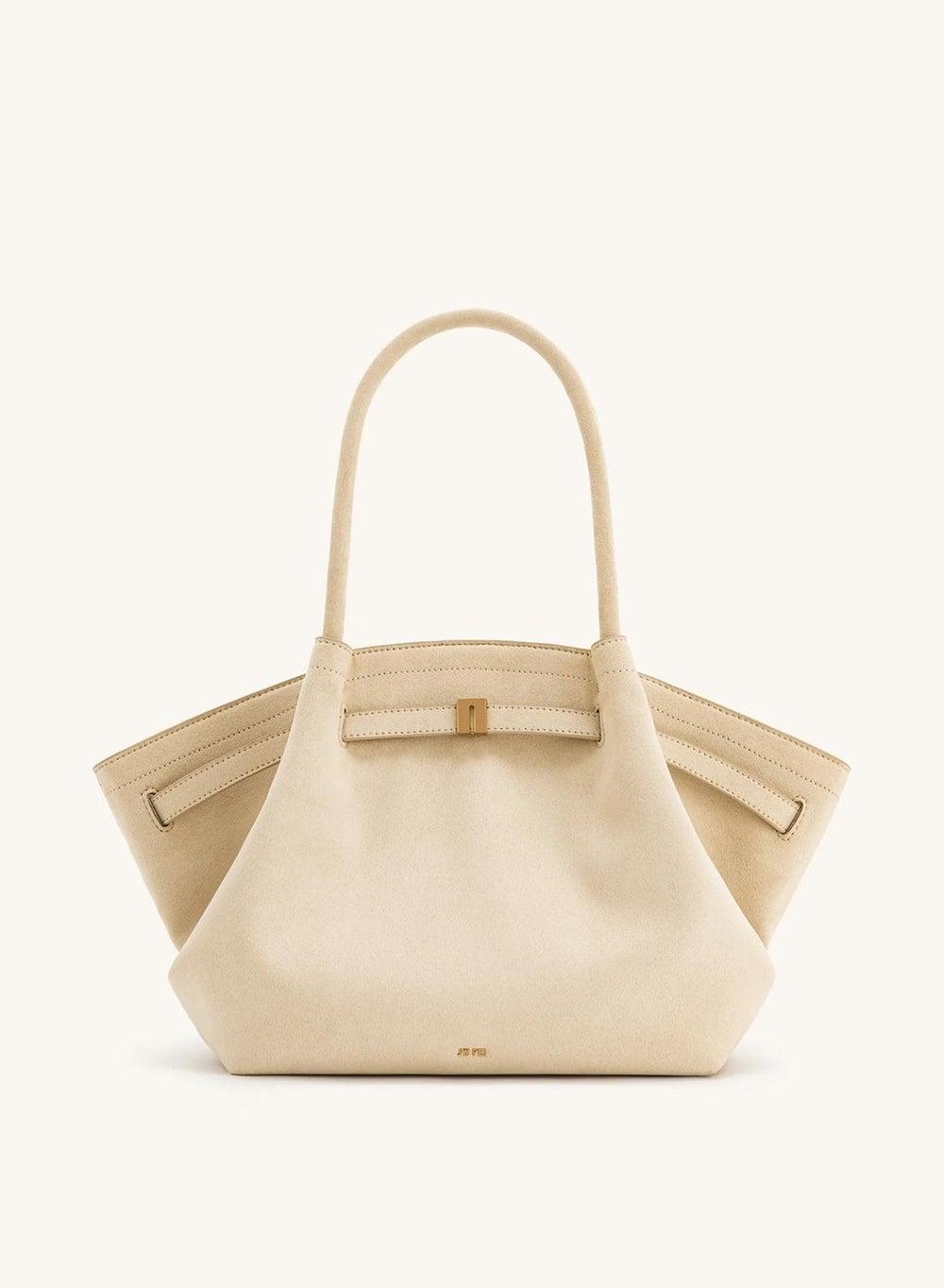 Hana Medium Faux Suede Tote Bag - Image 1