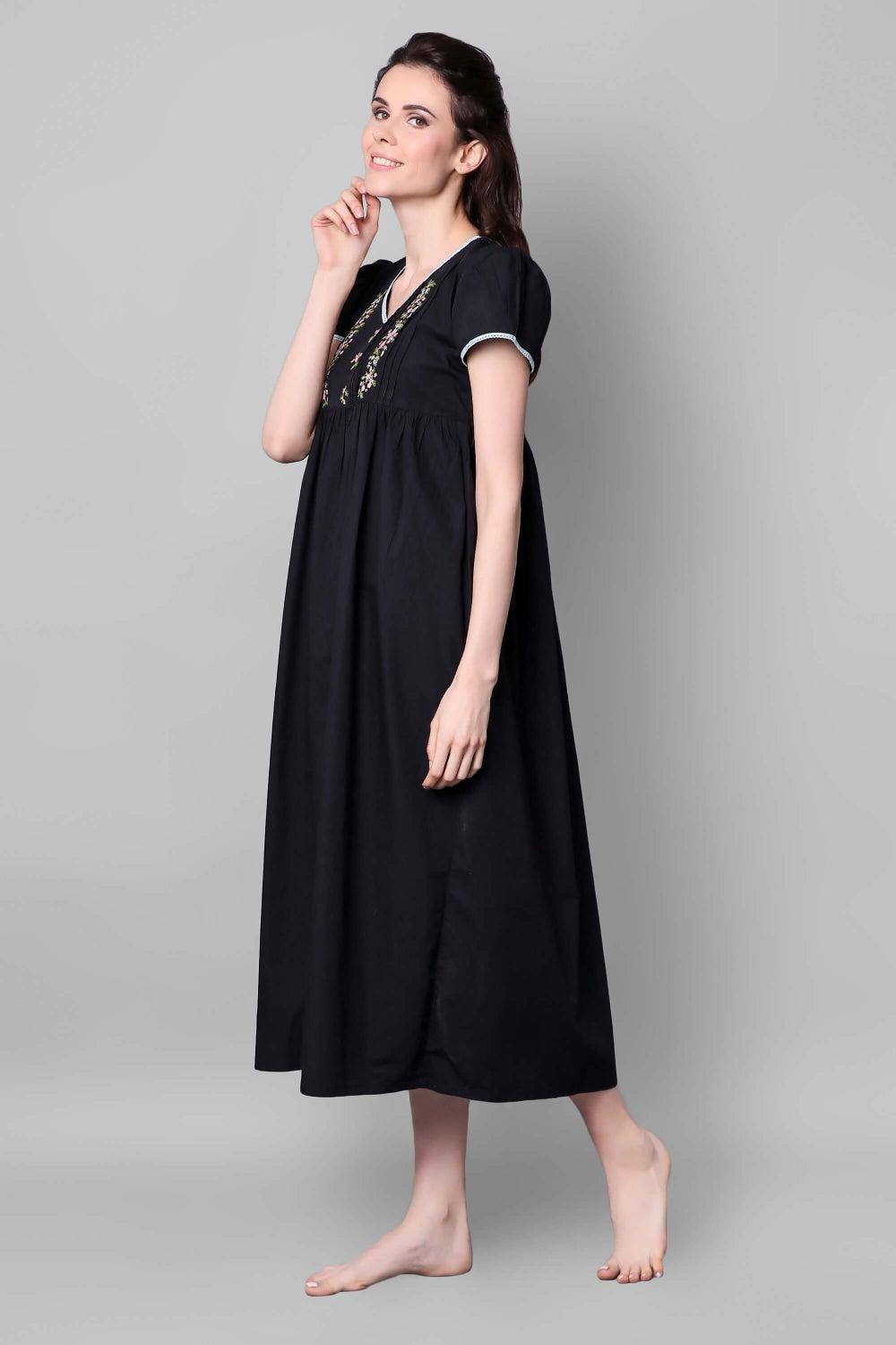 Rebecca Embroidered Nightdress - Image 1