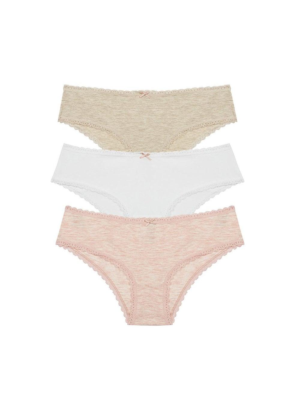 Penti Multicolour Cotton Hipster Camisole Pack of 3 - Image 1