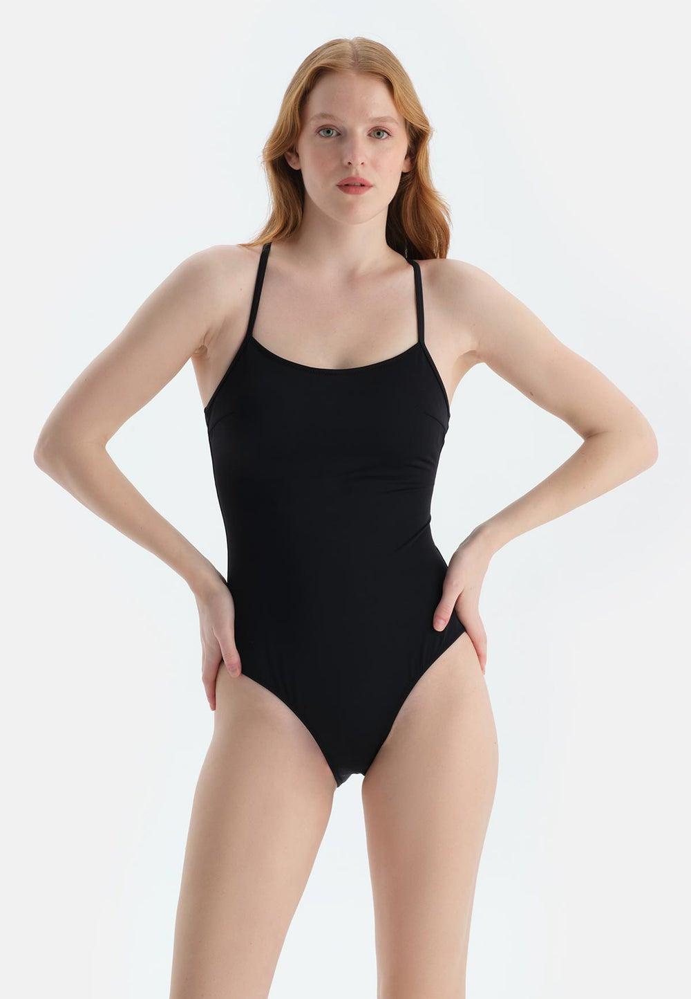 Black Swimsuit for Women - Image 1