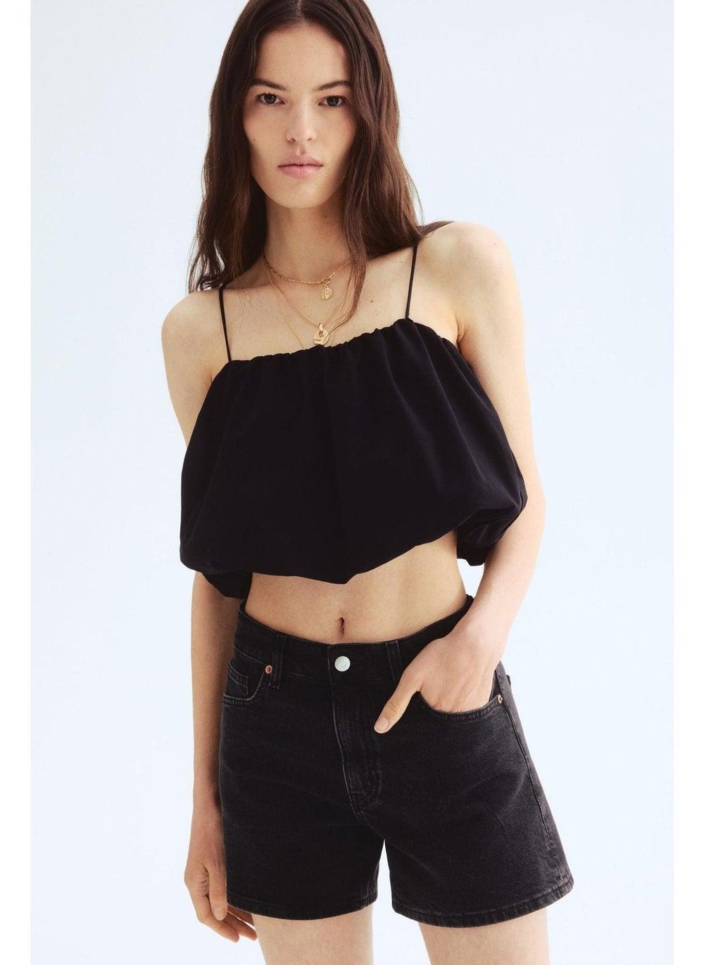 Women’s Cotton Denim Shorts with Slight Stretch - Image 1
