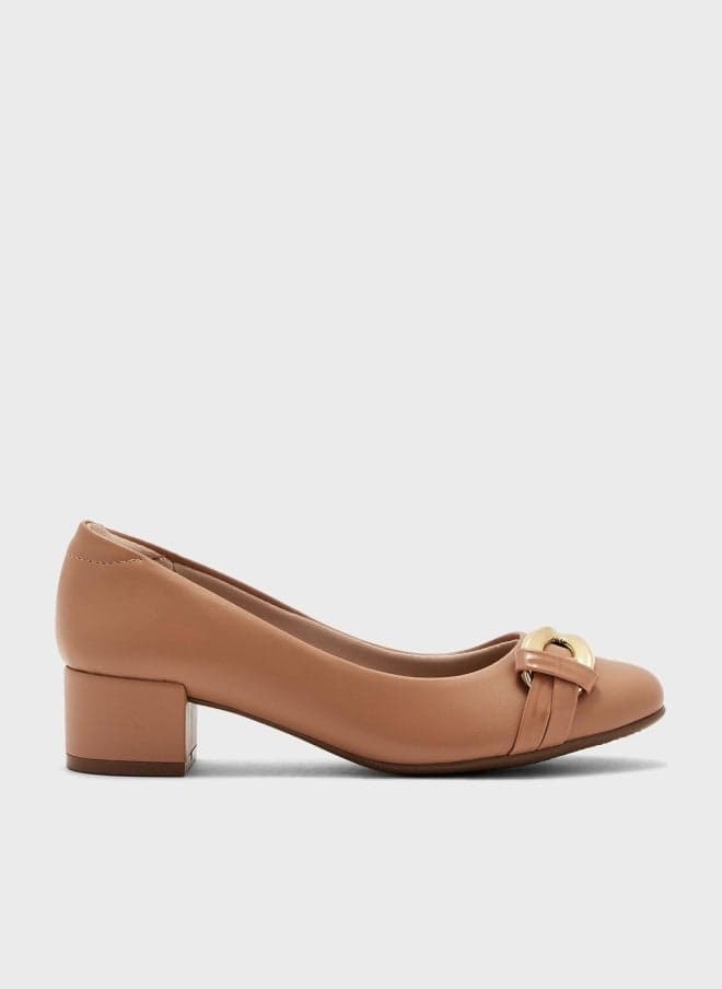 Classic Mid Heel Pumps for Women Office Wear - Image 1