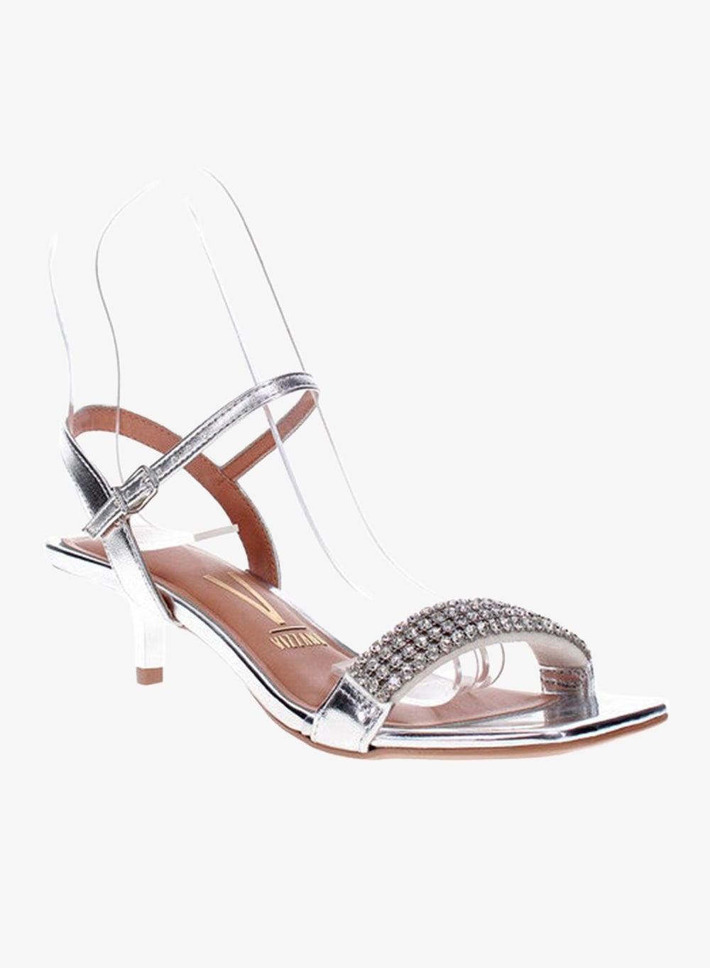 Stylish Women’s Heel Sandals with Sling Back Strap - Image 1
