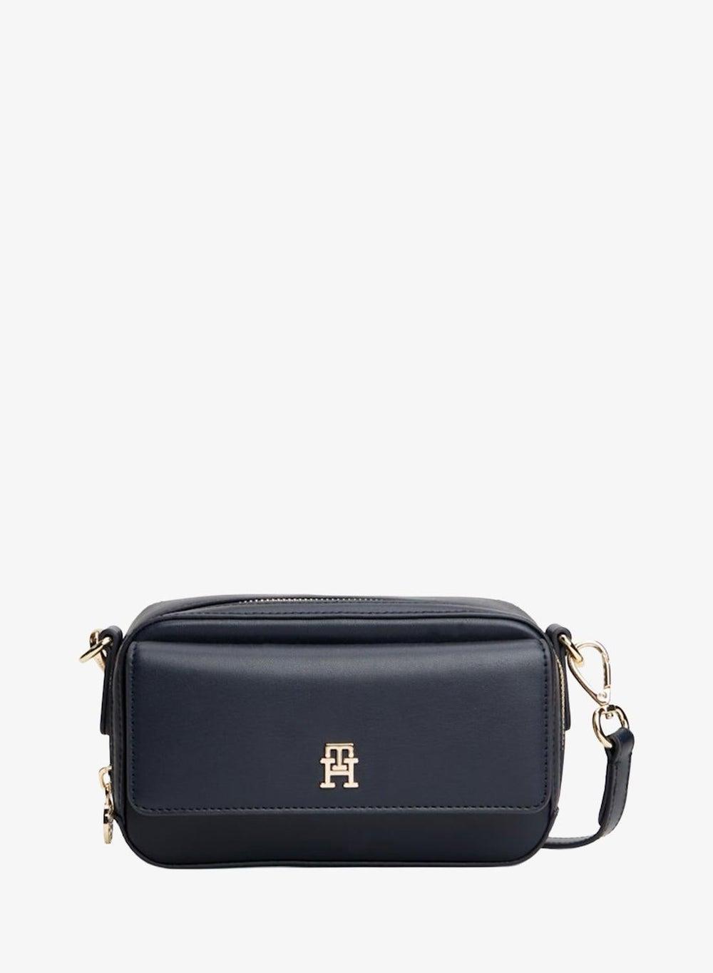 Icon Camera Bag with Gold-Tone TH Monogram - Image 1