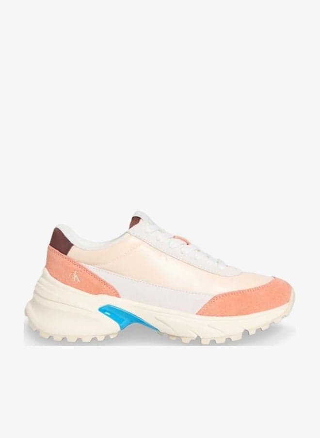 Casual Low Top Leather Sneakers with NYC Grid Sole - Image 1