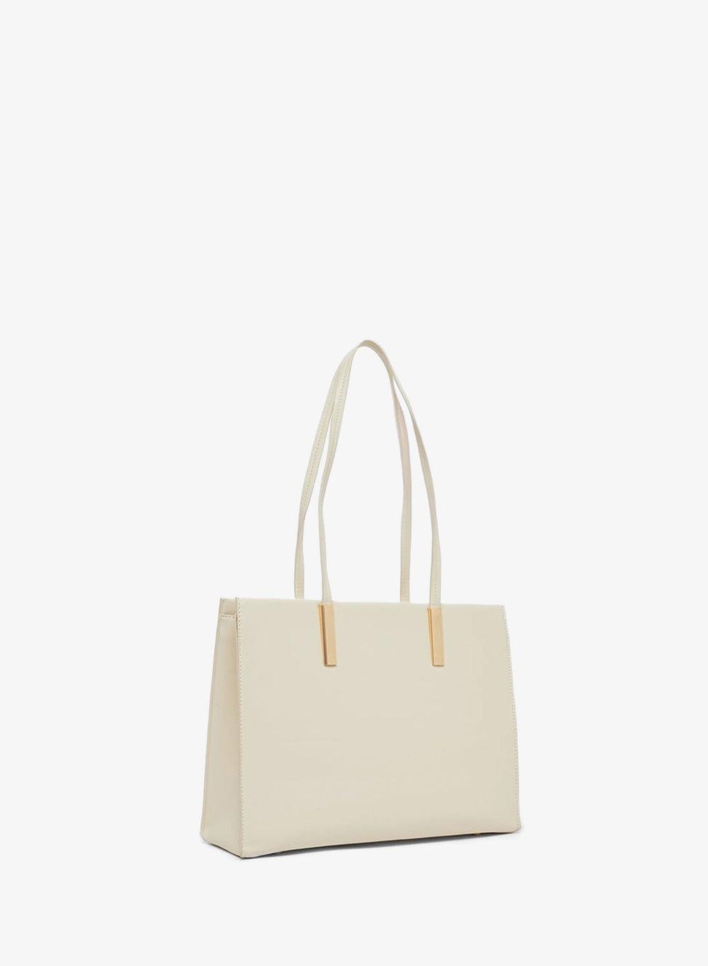 Styli Plain Tote Bag with Zip Closure - Image 1