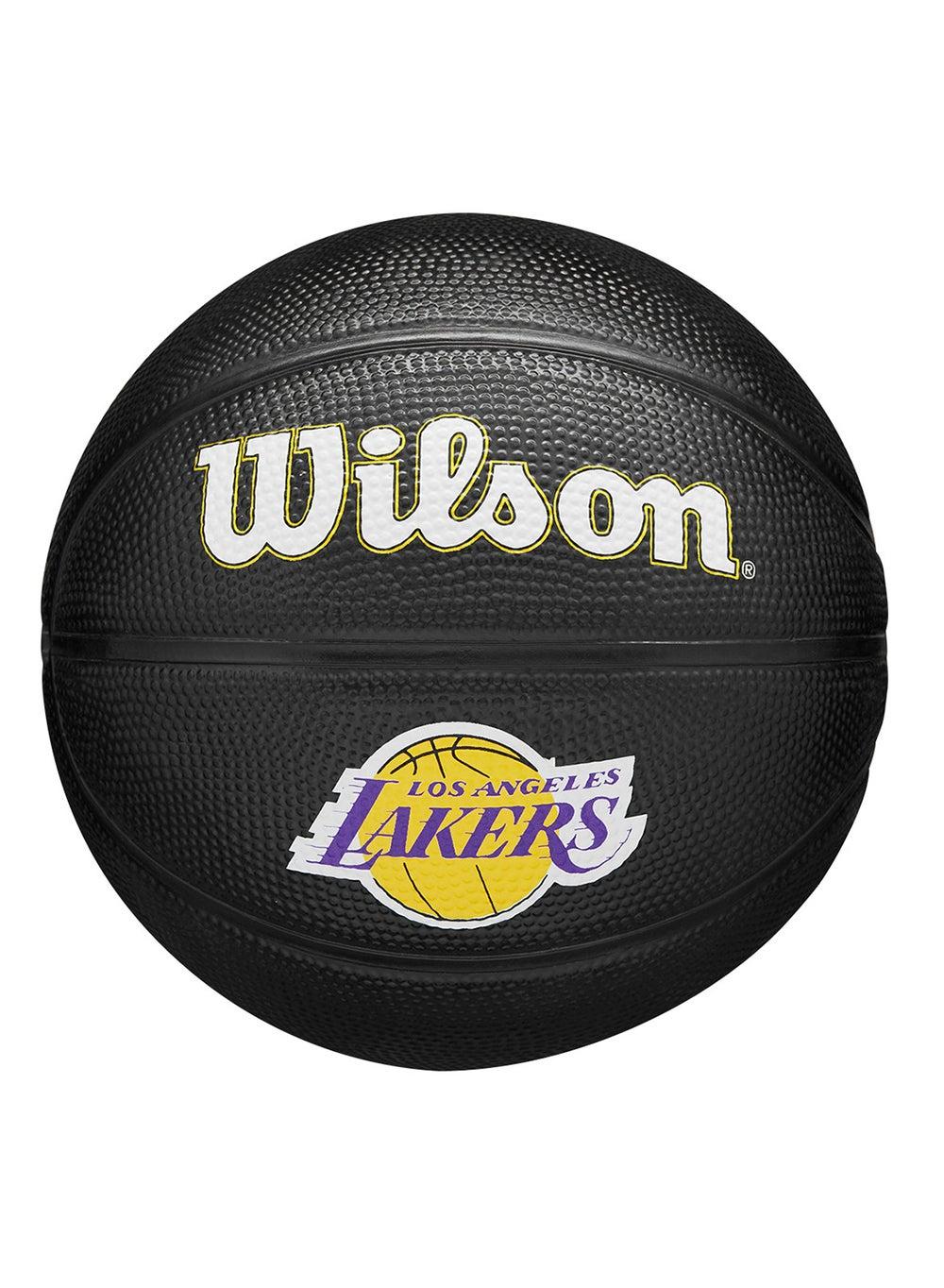 NBA Team Tribute Mini Los Angeles Lakers Size 3 Black Ball - Image 1