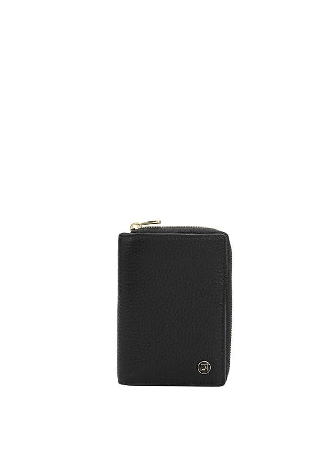 Genuine Black Leather Wallet for Women - Image 1