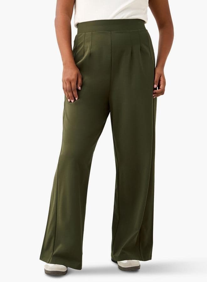 Plus Size Ulla Popken Wide Leg Pants - Image 1